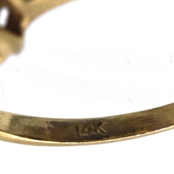 Vintage | 14K | Amethyst & Diamond | Ring - Picture 3 of 6